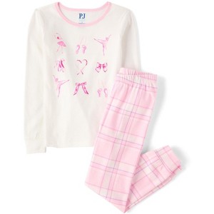 The Children's Place Girls Long Sleeve Ballerina Snug Fit Cotton Pajamas - 1 of 4