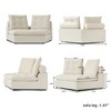 Cloud Modular Sectional Sofa,Maimi Sofa,Luxury Velvet Couch Sofas for Living Room,74inch Corner Seater - 3 of 4