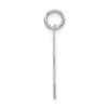 Black Bow Jewelry Sterling Silver, Jersey Collection, Medium Number 33 Pendant - 2 of 4