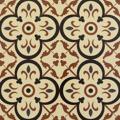 GoodGram Peel N' Stick DIY Retro 12x12 Self Adhesive Vinyl Floor Tile - 20 Tiles (20 Total SF in a Box) - Burch - 20 Tiles/20 sq. ft.