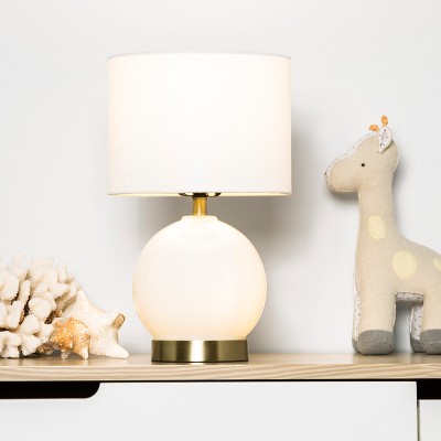 glass table lamp cloud island pink
