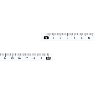 Unique Bargains Metric Self-Adhesive Peel and Stick Waterproof Measuring Tape 10 Pcs - 1 of 4