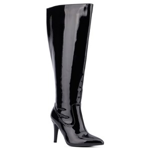 Fashion To Figure Women's Lisette Knee High Boot - Wide Width - 1 of 4