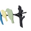 Metal Bird Indoor Outdoor Wall Decor Multi Colored - Olivia & May: Coastal Style Iron Artwork - 2 of 4