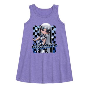Girls' - LOL Surprise! - Groovy Babe Graphic Sleeveless Aline Dress - 1 of 3