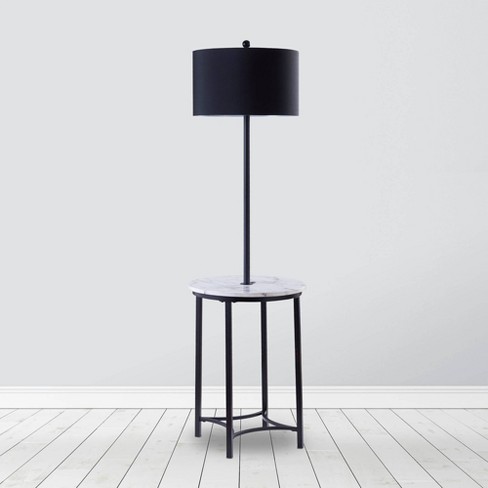 Floor lamps with cheap tables built in