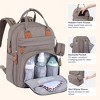 BabbleRoo Polyester Diaper Bag Backpack for Stylish Parents, Spacious Baby Bag, Versatile Baby Diaper Bag - 4 of 4