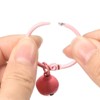 Unique Bargains Stainless Steel DIY Christmas Decoration Pet Bells Keyrings 5 Pcs - 3 of 3