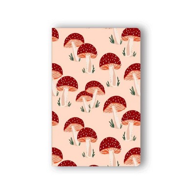 Composition Notebook College Ruled Peach Mushroom Classic Layflat - Denik: Soft Cover, 144 Pages, Rounded Corners