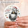 Lomsoe Sea Otter Ornament Animal Lovers Gift Double Sided Ceramic Animal Ornament 2025 for Christmas Tree Decor Christmas Tree Ornament Christmas Gift - 4 of 4