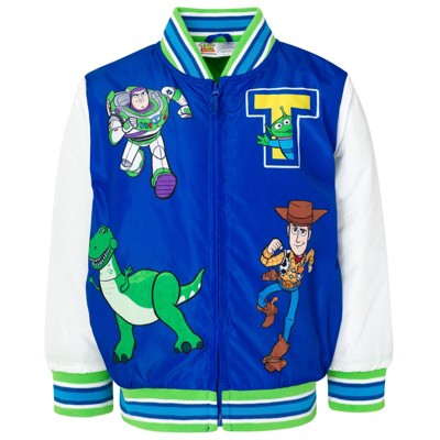 Vintage Kids Disney Toy Story Buzz Lightyear Button Up Varsity Jacket retailer Size Large