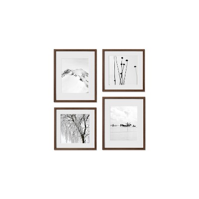 Haus and Hues Belford Gallery Wall Frame Set with Real Glass and Mat
