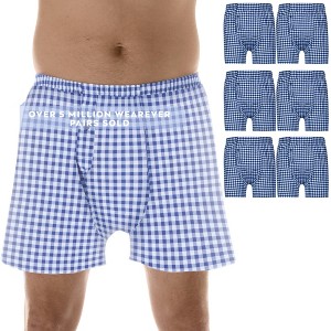 6-Pack Wearever Men's 2-in-1 Reusable Incontinence Boxers - 1 of 4