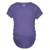 Comfortable Womens Maternity Shirts Blank Pregnancy Shirts Plain Fitted Tees - Crazy Dog Maternity T Shirt - 2 of 4