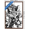 Trends International Marvel Sketch - Group Framed Wall Poster Prints - 3 of 4