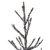 Northlight 4' Pre-Lit LED Brown Artificial Christmas Tree with Icicle Lights- Clear Lights - 2 of 4