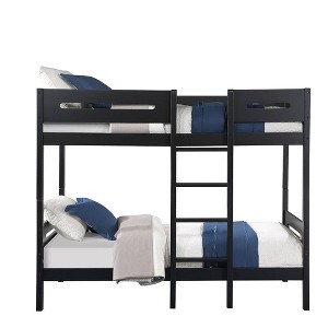 Acme Furniture Twin Ekko Bed Black Finish - 1 of 4