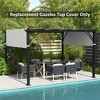Outsunny 2 PCS Pergola Shade Cover, UV Protection Pergola Canopy Replacement, for 10 x 10ft Pergola - 2 of 4