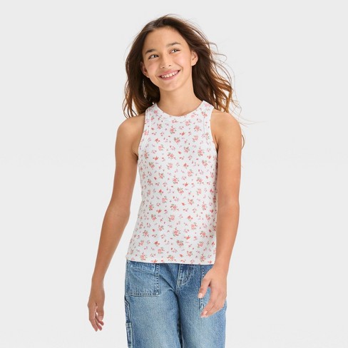 Girls' Favorite Cami Tank Top - Cat & Jack™ White Xs : Target