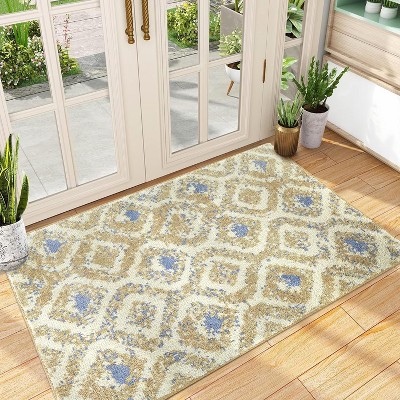 Shag Area Rugs for Living Room Bedroom, Abstract Plush Thick Premium Rug Shaggy Soft Plush Carpet for Kids Home Dorm
