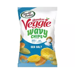 Sensible Portions Garden Veggie Wavy Chips Sea Salt - 7oz
