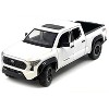2024 Toyota Tacoma TRD Off-Road Edition Pickup Truck White Metallic with Bed Camper 1/24 Diecast Model Car - 2 of 4