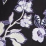 navy floral print