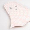 Meri Meri Pink Checker Ghost Plates (Pack of 8) - 3 of 4