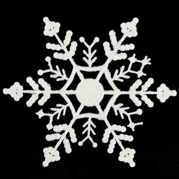 40 Floating Sparkling Snowflakes-Glitter Snowballs  