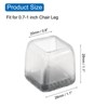 Unique Bargains Elastic Soft Silicone Non-slip Protective Chair Leg Floor Protectors - 2 of 3
