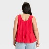Women's Flared Tank Top - Ava & Viv™ - 2 of 3