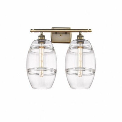 Vaz - 2 Light Bath Vanity In Industrial Style-10.88 Inches Tall and 18 Inches Wide