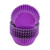 Unique Bargains Solid Color Disposable Baking Cups Aluminum Foil Greaseproof Paper 1.97"x1.18" 100 Pcs - 3 of 4