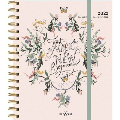 2021-22 17 Month Agenda Planner 9.5" x 11" Just Breathe - Wells St. by Lang