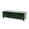 CAVINAS 51" Velvet Storage Ottoman Bench with Lift-Top,Multi-Functional End of Bed Storage Bench,Ottoman Foot Rest for Living Room,Office - 2 of 4