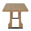 Lirago Solid Wood Rectangular Dining Table Light Ash 29.5"H x 35.5"D x 63"W - 2 of 4