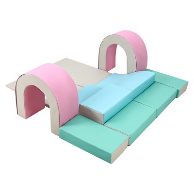 Toddler Climbing Toys Indoor, 10 Pcs Foam Climbing Blocks for Kids