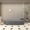 Folding Sofa Bed, Convertible Futon Sleeper Bed, 2-in-1 Foldable Floor Mattress with 2 Pillows, Breathable High-Density Foam Lazy Couch,Lounge Chair - 3 of 4