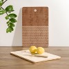 Sheila Wenzel-Ganny Two Toned Tan Texture Rectangle Cutting Board - Deny Designs - 3 of 3