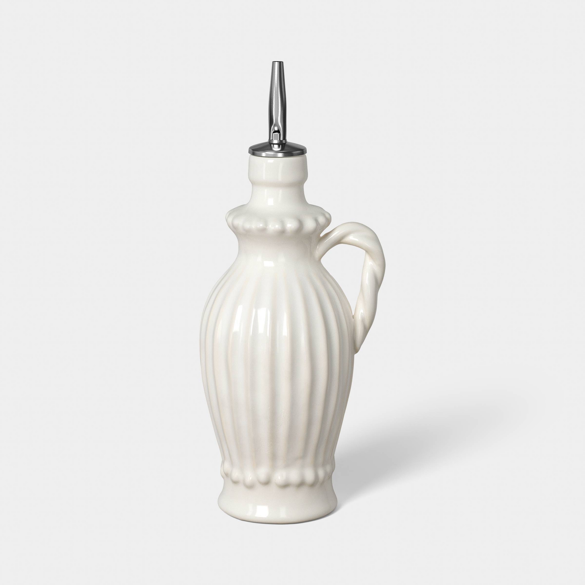 Beaded Cream Ceramic Oil Dispenser - Threshold™