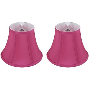 Urbanest Faux Silk Softback Bell Lamp Shade, 5" Top x 9" Bottom x 7" Slant - 1 of 4