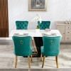 Modern Upholstered Dining Chairs Set of 2, Dining Chairs with High Back,Velvet Cushion Dining Chairs for Kitchen or Dining Room-Maison Boucle - 3 of 4
