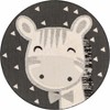 Hauteloom Kids Giraffe Bowtie Animal Print Nursery Area Rug - 3 of 4