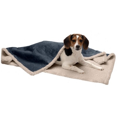 FurHaven Snuggly & Warm Soft-Edge Warming Waterproof Blanket