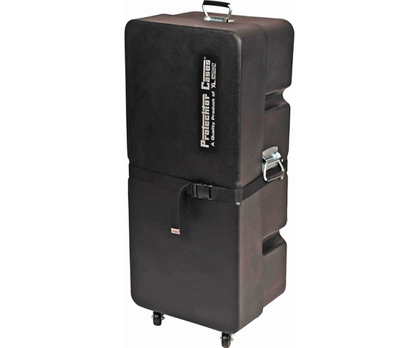 Protechtor Cases Protechtor Classic Upright Accessory Case with Wheels Black