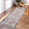 Machine Washable Area Rug Modern Abstract Non Slip Non Shedding Rug Foldable Stain Resistant Low Pile Indoor Carpet for Living Room Bedroom - 4 of 4