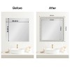 Amanti Art Mirror Makeover Bathroom Mirror Frame Border Kit - Fully Assembled Peel and Stick Frame - Mirror NOT Included - Parlor Trim - 4 of 4