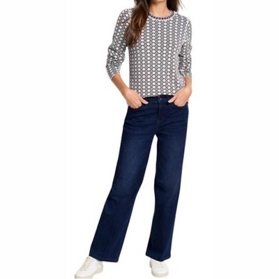 Women's GEO REVERSIBLE SWEATER TEE TOP - NZT by NIC+ZOE