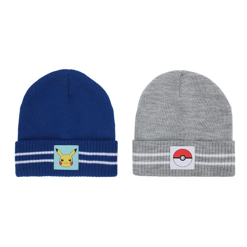 Pokemon Pikachu and Pokeball Youth Beanies (Pack of 2), 1 of 6
