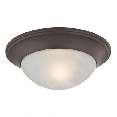 Thomas Lighting 1 - Light Flush Mount in  Oil Rubbed Bronze
